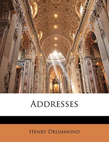 Addresses (9781149125229) by Drummond, Henry