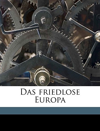 Stock image for Das Friedlose Europa for sale by medimops
