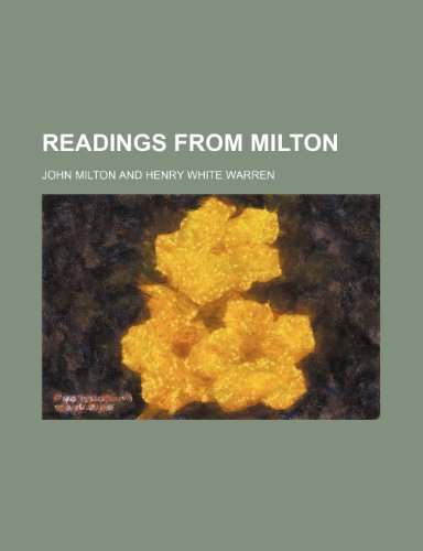 Readings from Milton (9781150241413) by Milton, John