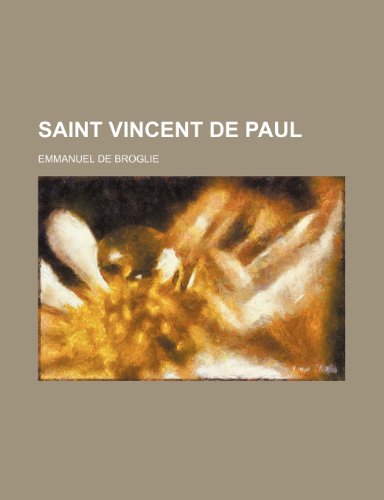 9781150480621: Saint Vincent de Paul