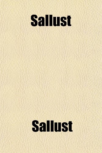 Sallust (9781151189400) by Sallust