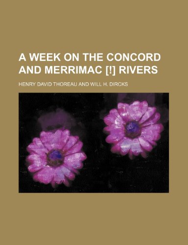 A week on the Concord and Merrimac [!] rivers (9781151293480) by Thoreau, Henry David