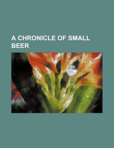 A Chronicle of Small Beer (9781151340672) by Reid, John