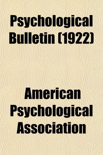 psychological bulletin verlag