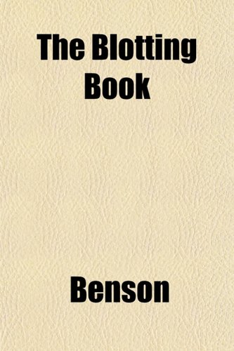 The Blotting Book (9781151925237) by Benson