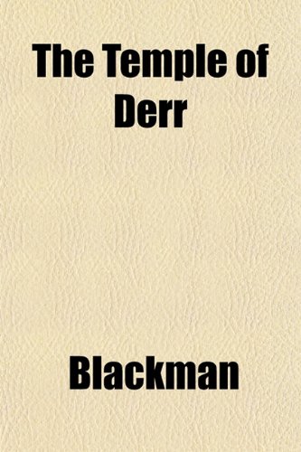 The Temple of Derr (9781152214361) by Blackman