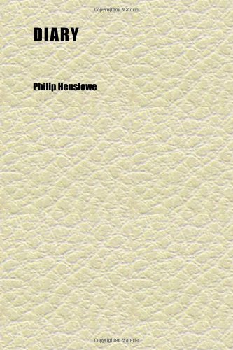 Diary (pt.1) (9781152286887) by Henslowe, Philip