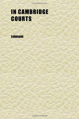 In Cambridge Courts (9781152330214) by Lehmann