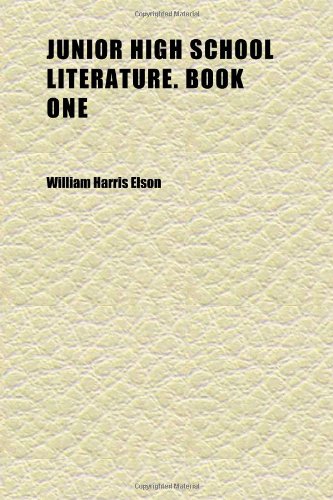 9781152359277: Junior High School Literature. Book One (Volume 1)
