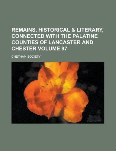 Remains, Historical (9781152799004) by Chetham Society