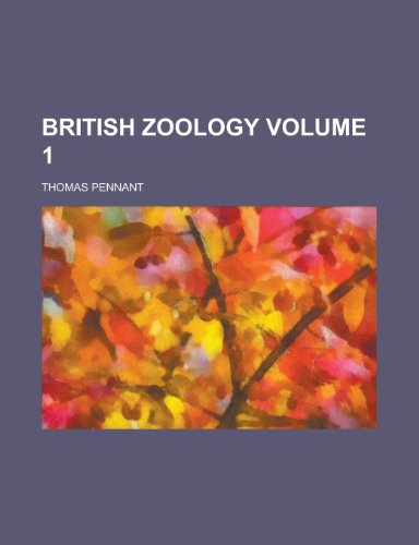 9781152876231: British Zoology Volume 1