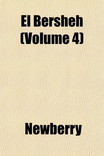 El Bersheh (Volume 4) (9781152892804) by Newberry