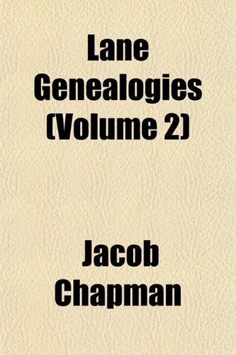 9781152993808: Lane Genealogies (Volume 2)