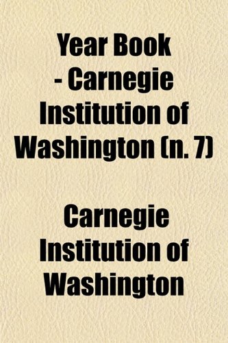 Year book - Carnegie Institution of Washington Volume 15 (9781153221047) by Washington, Carnegie Institution Of