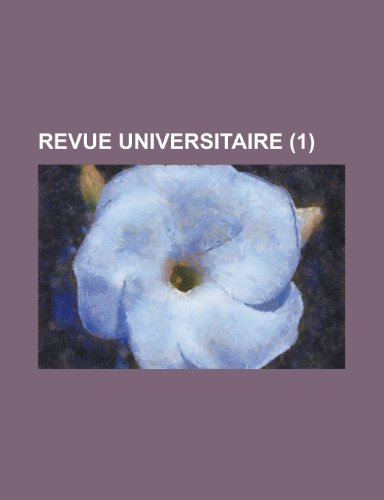 Revue Universitaire (1 ) (9781153432917) by Treasury, United States Dept Of The; Anonymous
