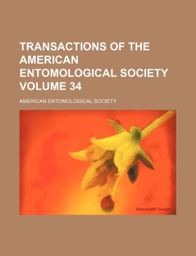 9781153564809: Transactions of the American Entomological Society Volume 34