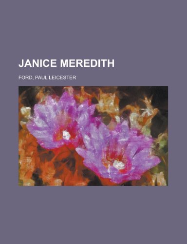 Janice Meredith (9781153632461) by Ford, Paul Leicester