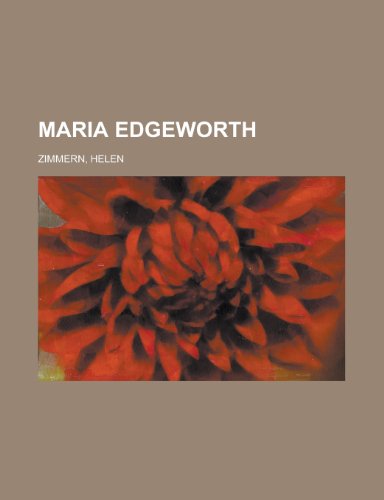 Maria Edgeworth (9781153656603) by Zimmern, Helen