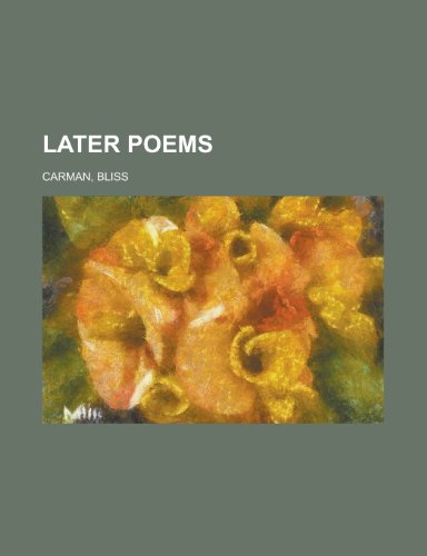 LATER POEMS (9781153661263) by [???]