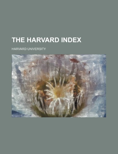 The Harvard index (9781153811965) by Harvard University