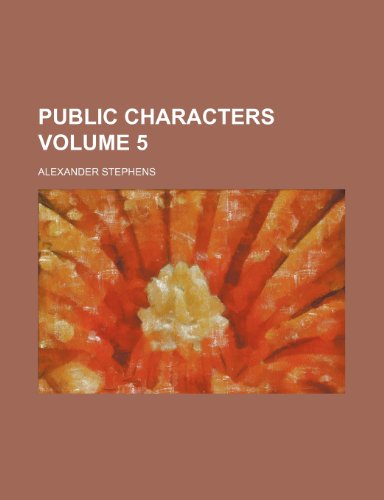 9781153952491: Public Characters Volume 5