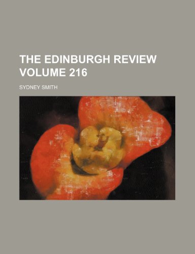 The Edinburgh review Volume 216 (9781153962254) by Smith, Sydney