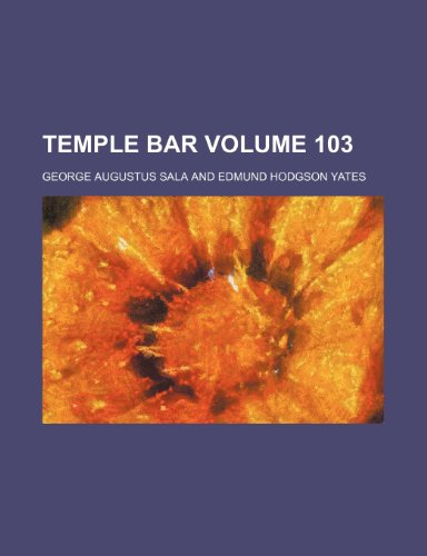 Temple bar Volume 103 (9781154161601) by Sala, George Augustus