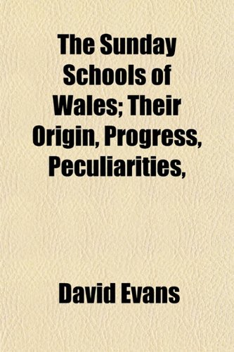 The Sunday Schools of Wales; Their Origin, Progress, Peculiarities, (9781154862546) by Evans, David