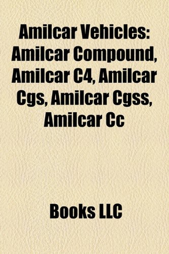 9781158330478: Amilcar Vehicles: Amilcar Compound, Amil