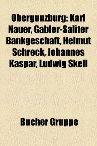 9781159208554: Obergnzburg: Karl Nauer, Gabler-Saliter