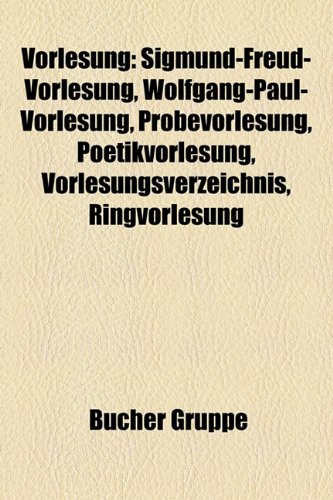 9781159335854: Vorlesung: Sigmund-Freud-Vorlesung, Wolf