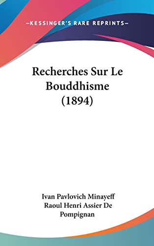 9781160612937: Recherches Sur Le Bouddhisme (1894)