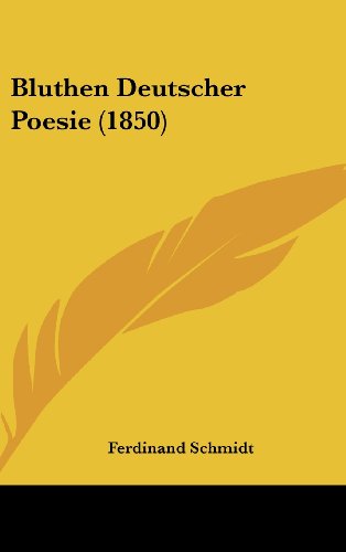 9781161292084: Bluthen Deutscher Poesie (1850)