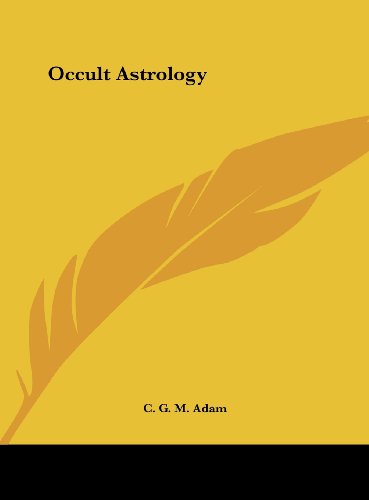 9781161389159: Occult Astrology