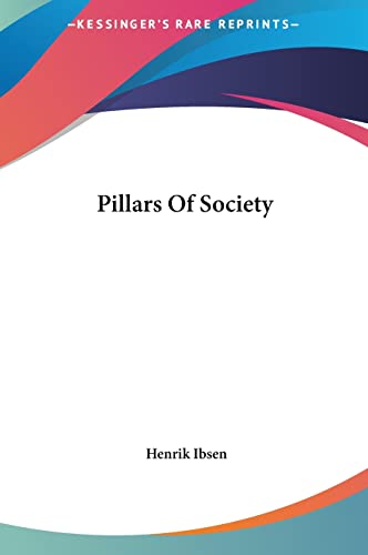 Pillars Of Society (9781161448450) by Ibsen, Henrik