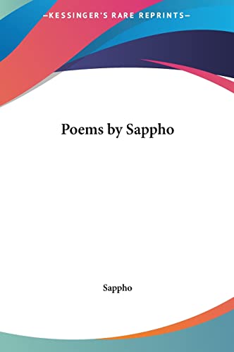 Poems by Sappho (9781161448788) by Sappho