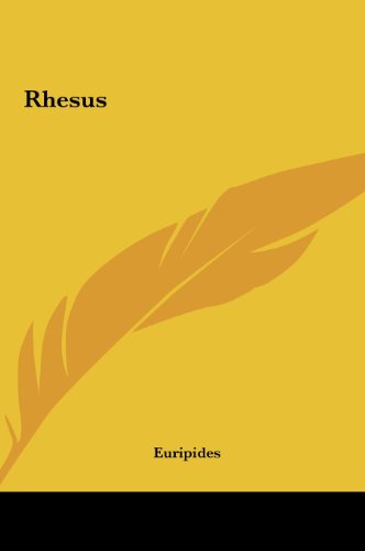 Rhesus (Hardback) - Euripides