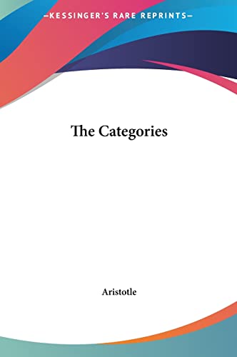 The Categories (9781161459135) by Aristotle