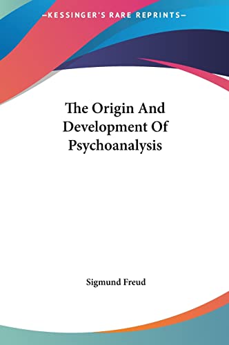 The Origin And Development Of Psychoanalysis (9781161472561) by Freud, Sigmund