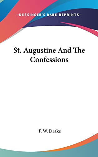 9781161562095: St. Augustine And The Confessions