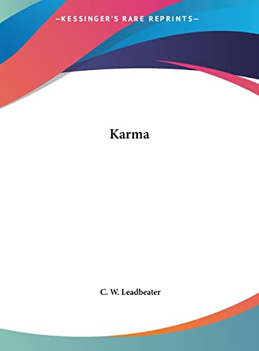 Karma (9781161570489) by Leadbeater, C W