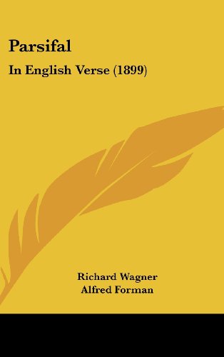 9781161719673: Parsifal: In English Verse (1899)