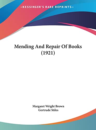 Stock image for Mending And Repair Of Books (1921) for sale by ALLBOOKS1