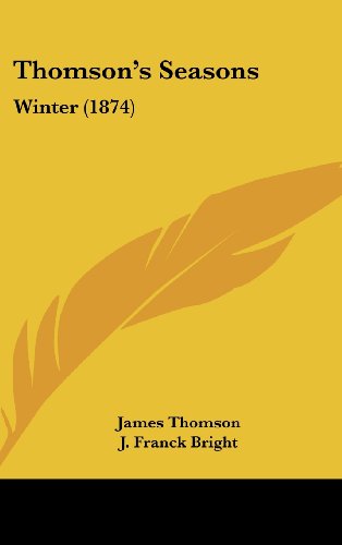 Thomson's Seasons: Winter (1874) (9781161942729) by Thomson, James