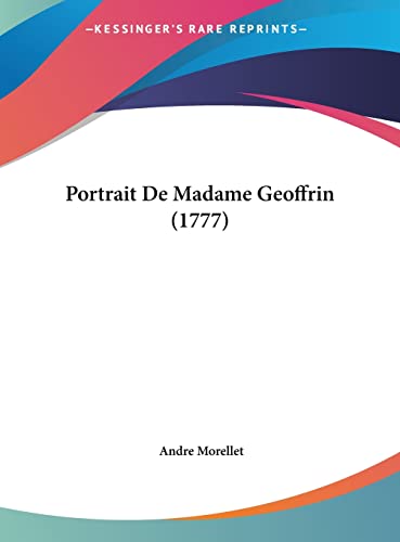 9781162022093: Portrait de Madame Geoffrin (1777)