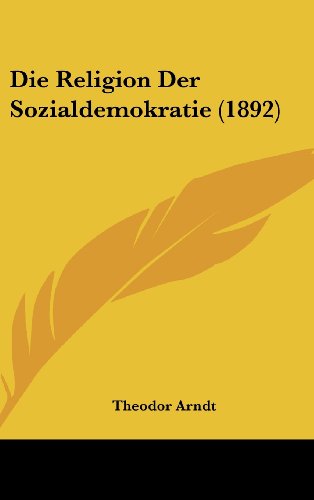 9781162142517: Die Religion Der Sozialdemokratie (1892) (German Edition)