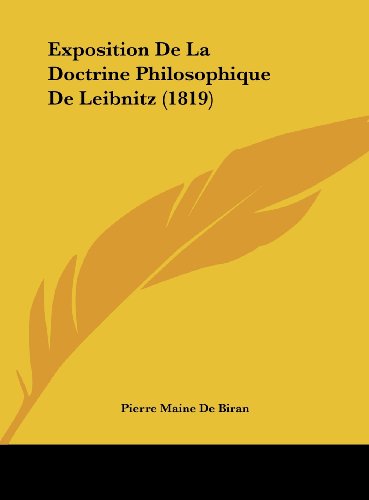 9781162283784: Exposition de La Doctrine Philosophique de Leibnitz (1819)