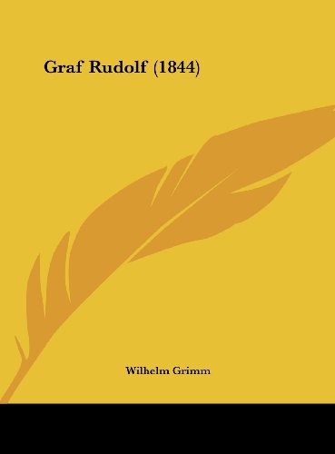 9781162532738: Graf Rudolf (1844)