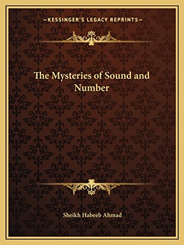 Stock image for The Mysteries of Sound and Number for sale by California Books