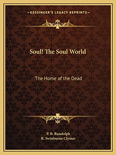 9781162605371: Soul! The Soul World: The Home of the Dead